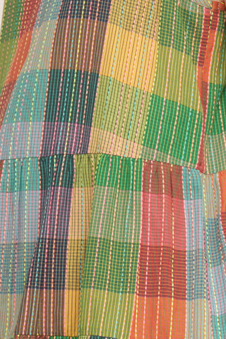 Color Study Plaid Mini Dress