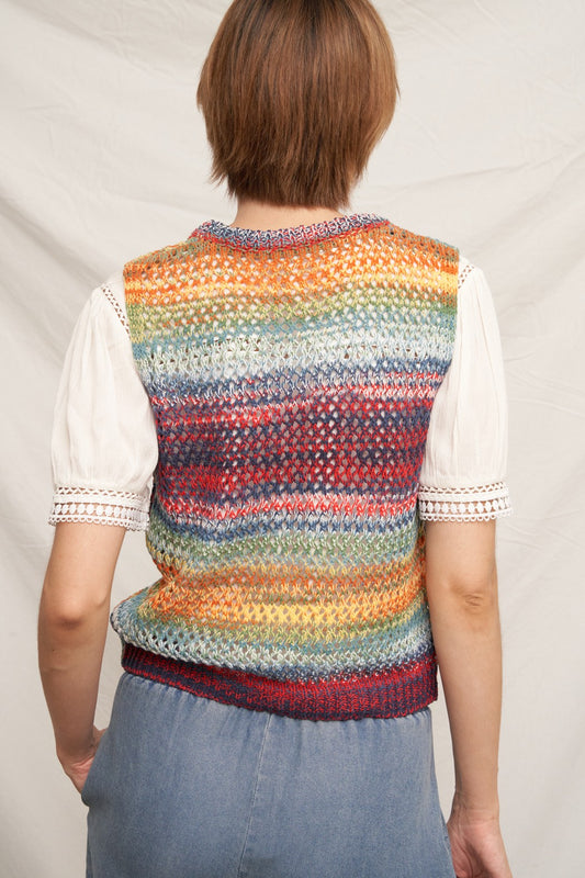 Electric Rhythm Knit Top