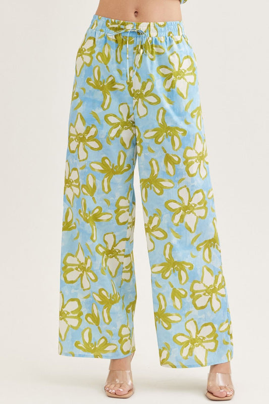 The Floral Brushstroke Pants