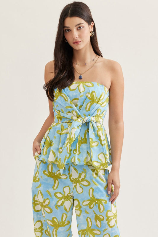 The Floral Brushstroke Top