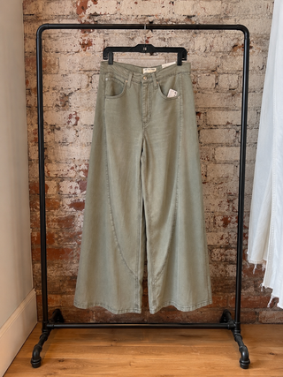 Free People Haven Mr Baggy Wide Leg Jean