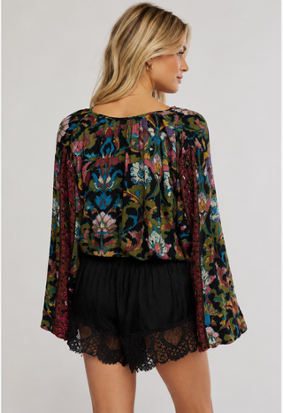 Free People Juliette Printed Blouse