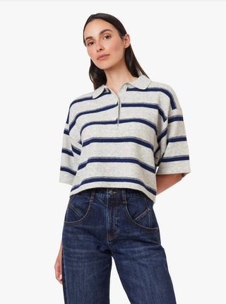 Habitual Striped Rugby Polo Sweater