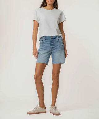 Kut from the Kloth Hailey High Rise Short w/ Raw Hem