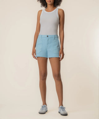 Kut from the Kloth Jane High Rise Short w/ Raw Hem