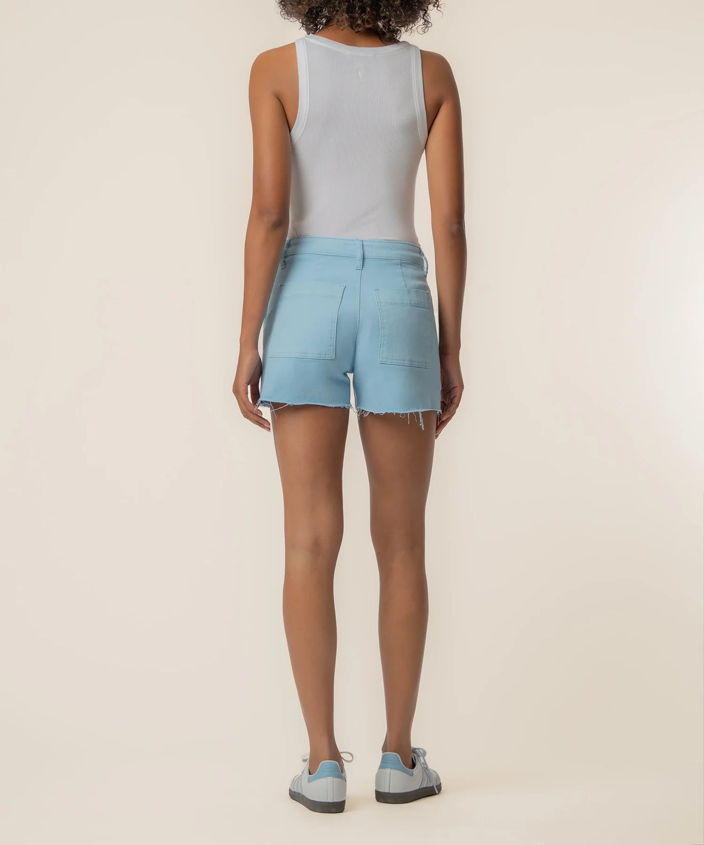Kut from the Kloth Jane High Rise Short w/ Raw Hem
