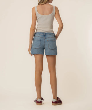 Kut from the Kloth Jenny High Rise Kick Short w/ Raw Hem