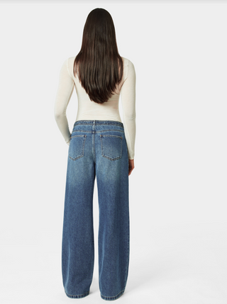 Habitual Lia Drawstring Wide Leg Jean