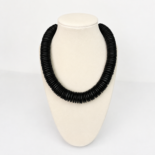 Chunky Coconut Shell Statement Necklace
