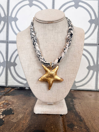 Statement Bandana Necklace