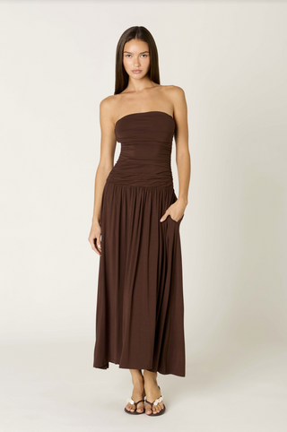 Nia Viscose Santal Dress