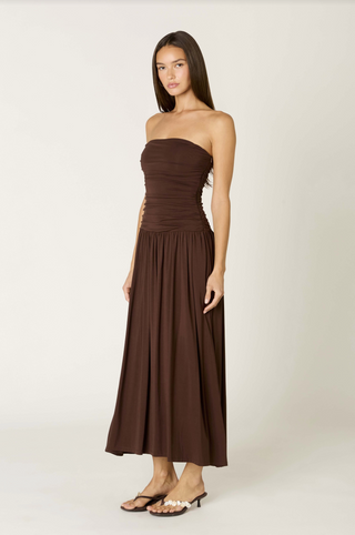Nia Viscose Santal Dress