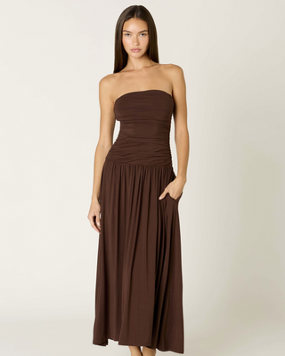 Nia Viscose Santal Dress