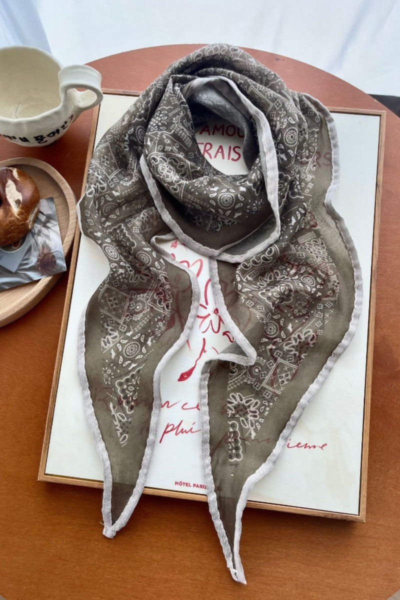 Cotton Paisley Scarves