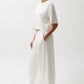 Pistola Delphine Pleated Denim Wide Leg