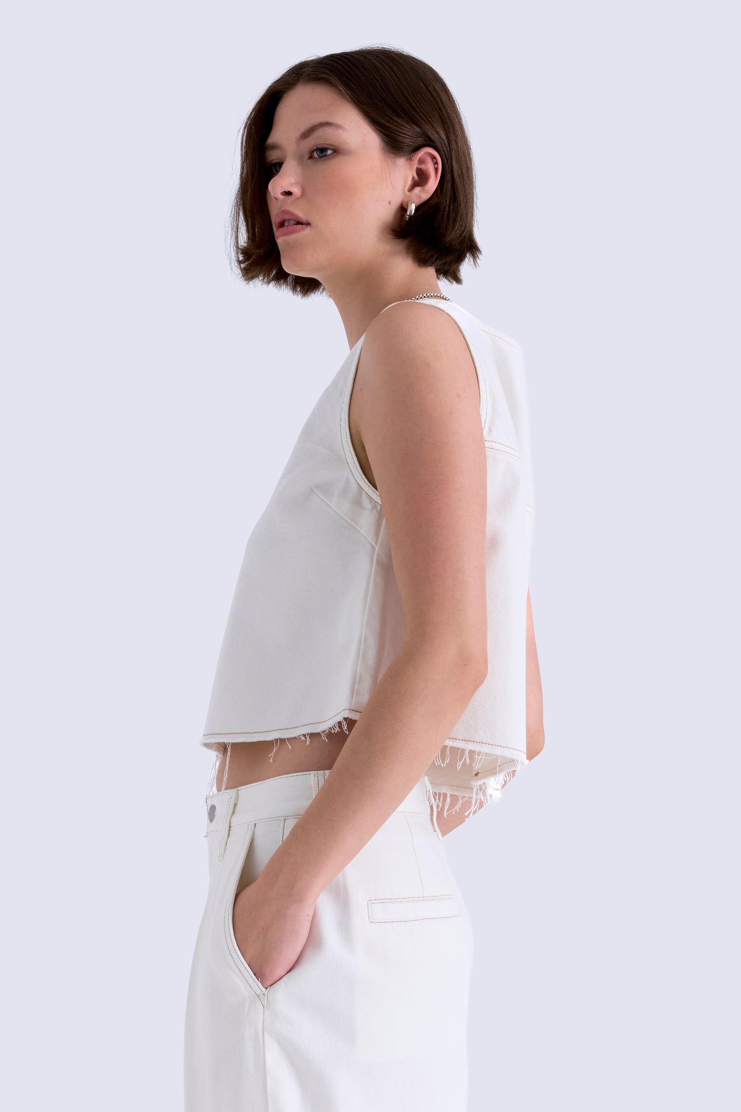 Pistola Rue Pop Over Swing Crop Top