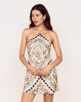 MINKPINK Reese Halter Mini Dress
