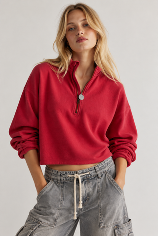 Free People Celeste Quarterzip