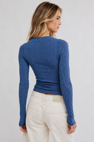 Free People So Soft Seamless Modal Cable Top