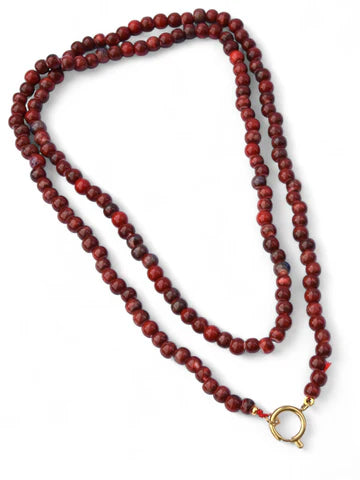 Farrah B Tide and True Beaded Wrap Necklace