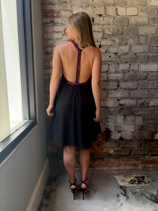Jewel Badgley Mischka Trapeze Dress